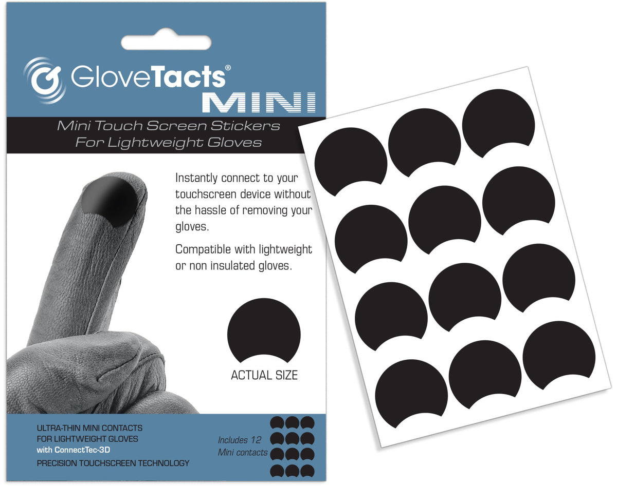 GloveTacts Mini Conductive Stickers - 12 stickers